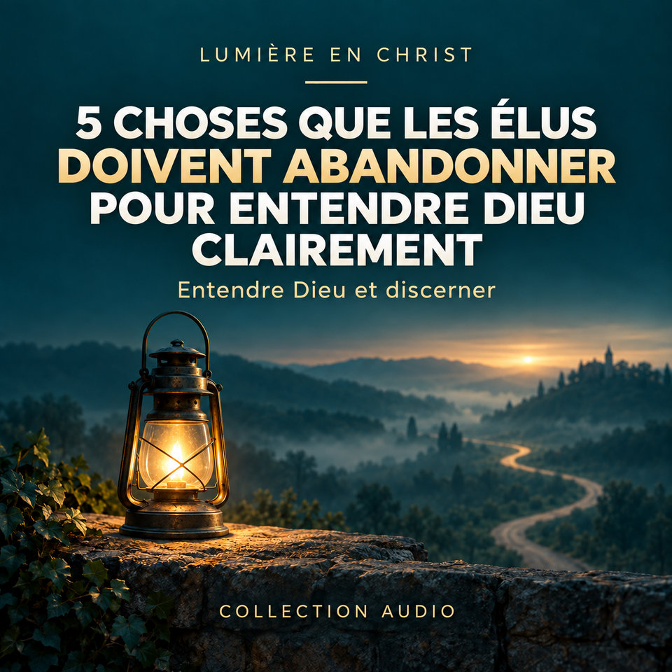 5 CHOSES QUE LES ÉLUS DOIVENT ABANDONNER POUR ENTENDRE DIEU CLAIREMENT