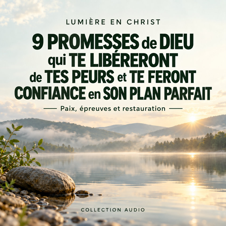 9 PROMESSES de DIEU qui TE LIBÉRERONT de TES PEURS et TE FERONT CONFIANCE en SON PLAN PARFAIT