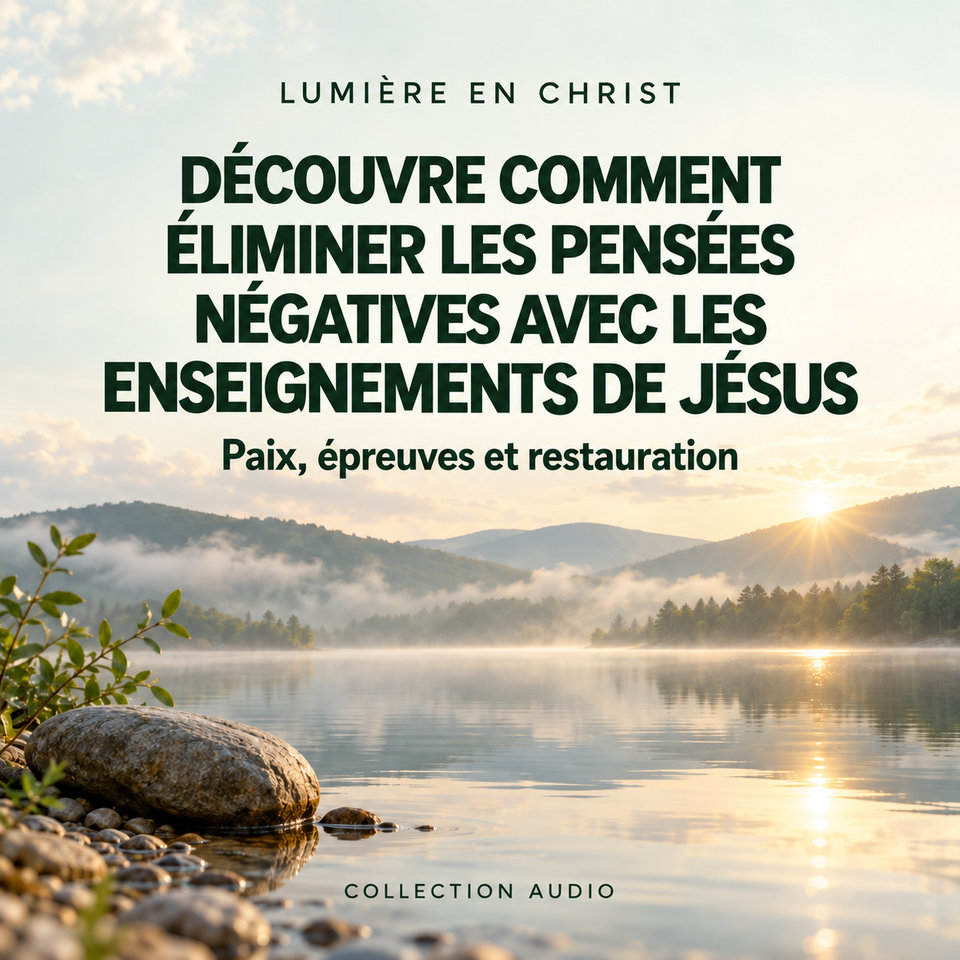 DÉCOUVRE COMMENT ÉLIMINER LES PENSÉES NÉGATIVES AVEC LES ENSEIGNEMENTS DE JÉSUS