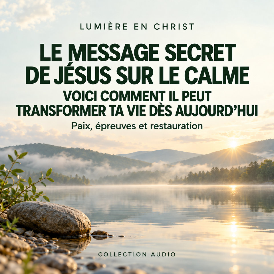 LE MESSAGE SECRET DE JÉSUS SUR LE CALME  VOICI COMMENT IL PEUT TRANSFORMER TA VIE DÈS AUJOURD’HUI