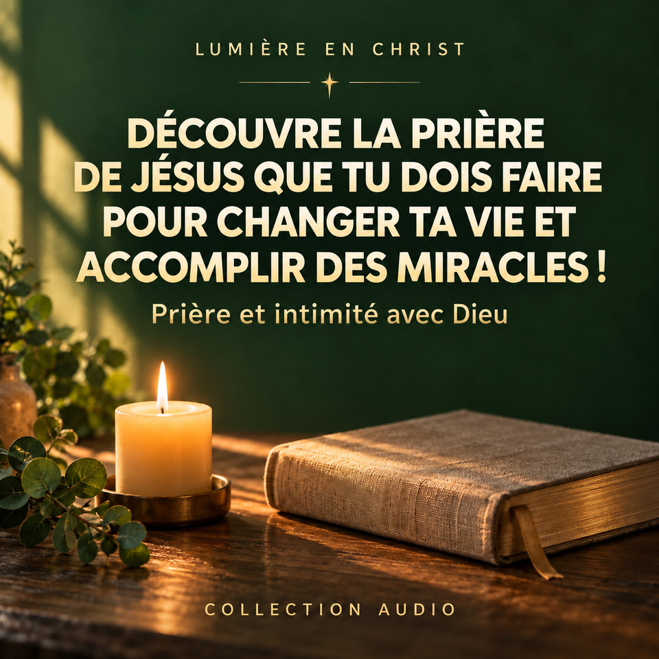 DÉCOUVRE LA PRIÈRE DE JÉSUS QUE TU DOIS FAIRE POUR CHANGER TA VIE ET ACCOMPLIR DES MIRACLES !