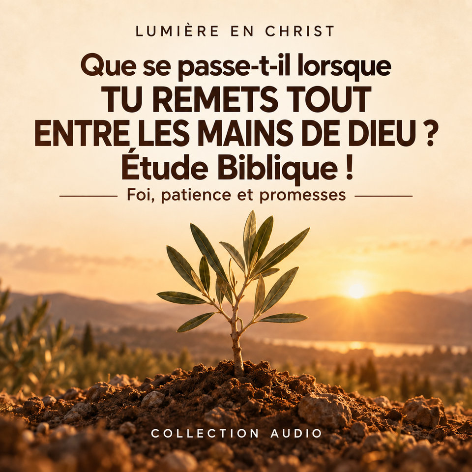Que se passe-t-il lorsque TU REMETS TOUT ENTRE LES MAINS DE DIEU ? Étude Biblique !