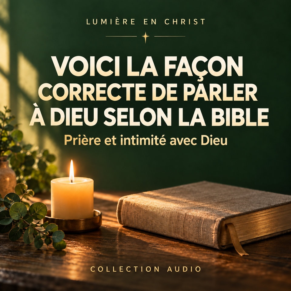 VOICI LA FAÇON CORRECTE DE PARLER À DIEU SELON LA BIBLE