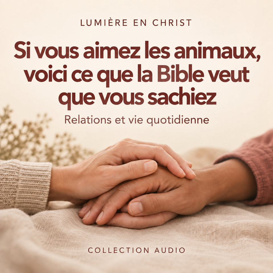 Si vous aimez les animaux, voici ce que la Bible veut que vous sachiez