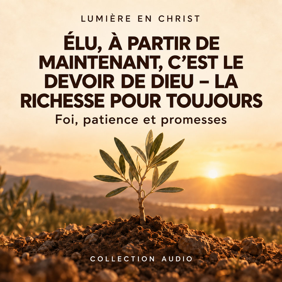 ÉLU, À PARTIR DE MAINTENANT, C’EST LE DEVOIR DE DIEU – LA RICHESSE POUR TOUJOURS