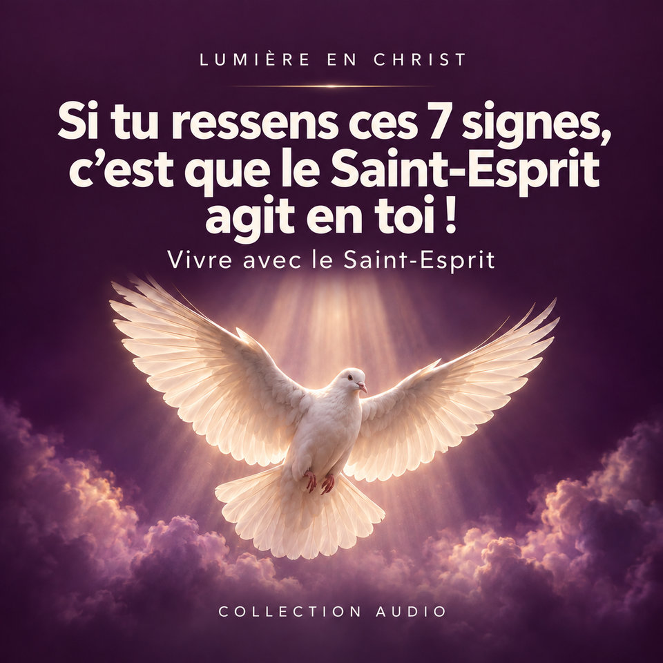 Si tu ressens ces 7 signes, c’est que le Saint-Esprit agit en toi !
