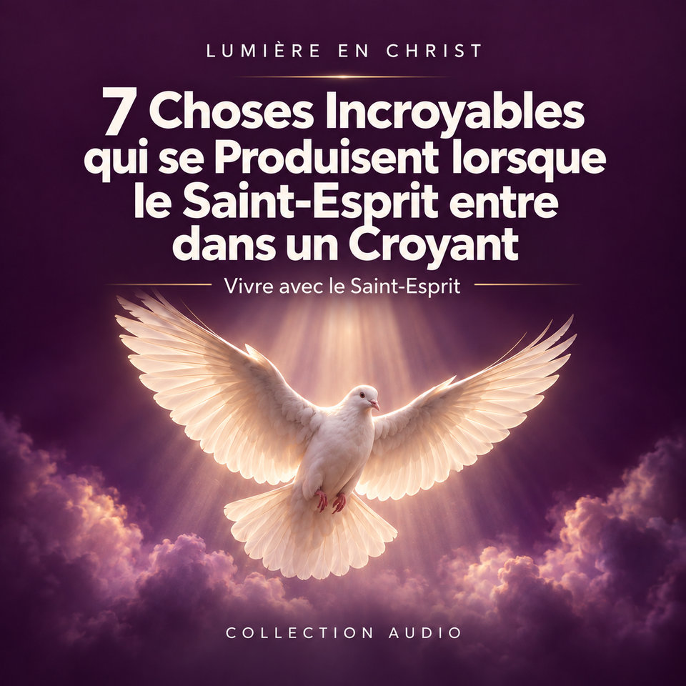 7 Choses Incroyables qui se Produisent lorsque le Saint-Esprit entre dans un Croyant