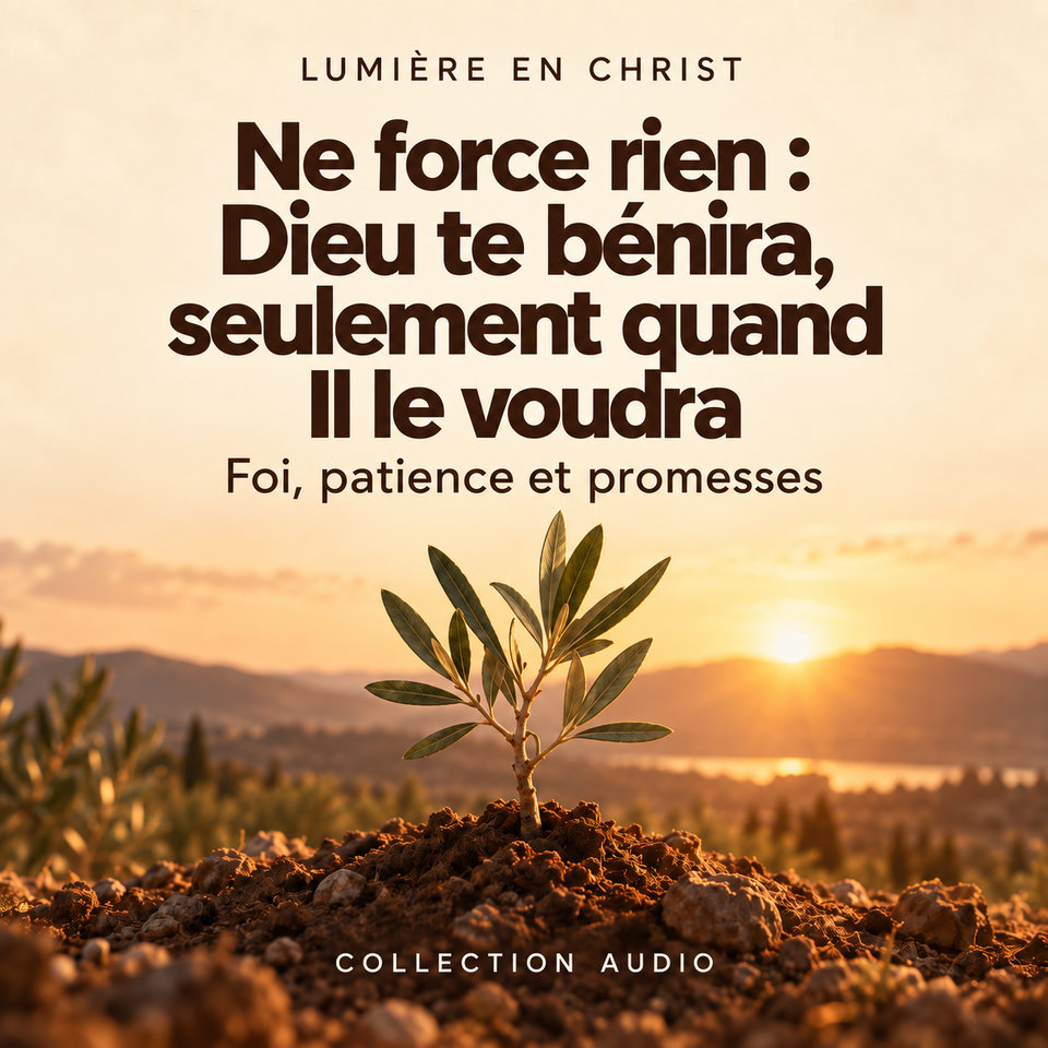 Ne force rien : Dieu te bénira, seulement quand Il le voudra