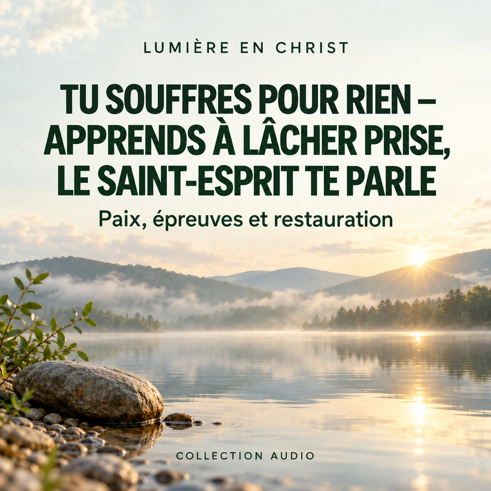 TU SOUFFRES POUR RIEN – APPRENDS À LÂCHER PRISE, LE SAINT-ESPRIT TE PARLE