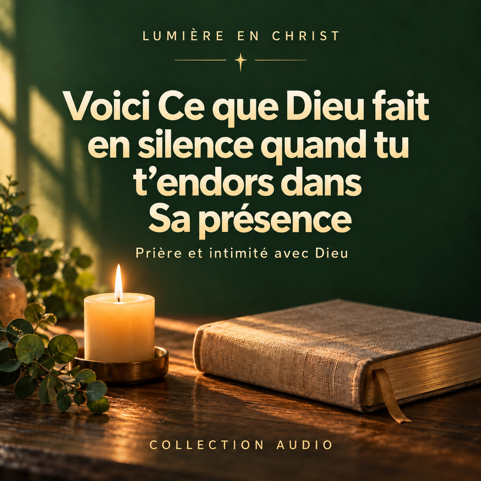 Voici Ce que Dieu fait en silence quand tu t’endors dans Sa présence