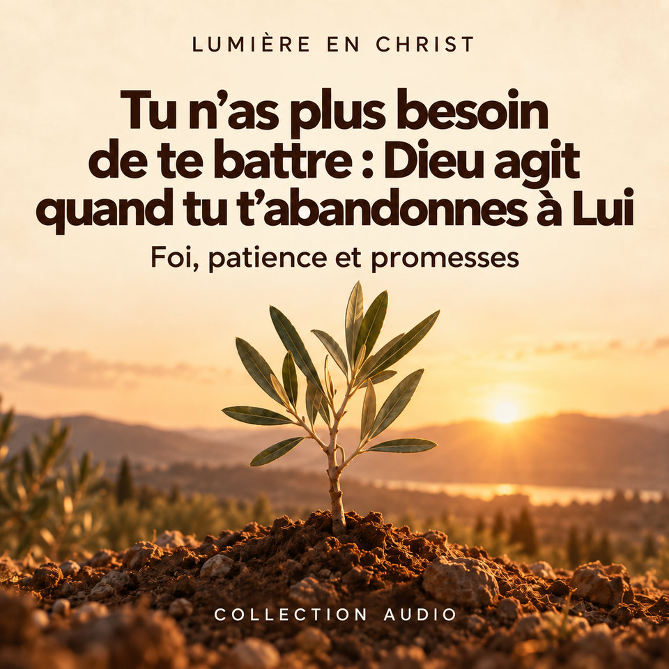 Tu n’as plus besoin de te battre : Dieu agit quand tu t’abandonnes à Lui