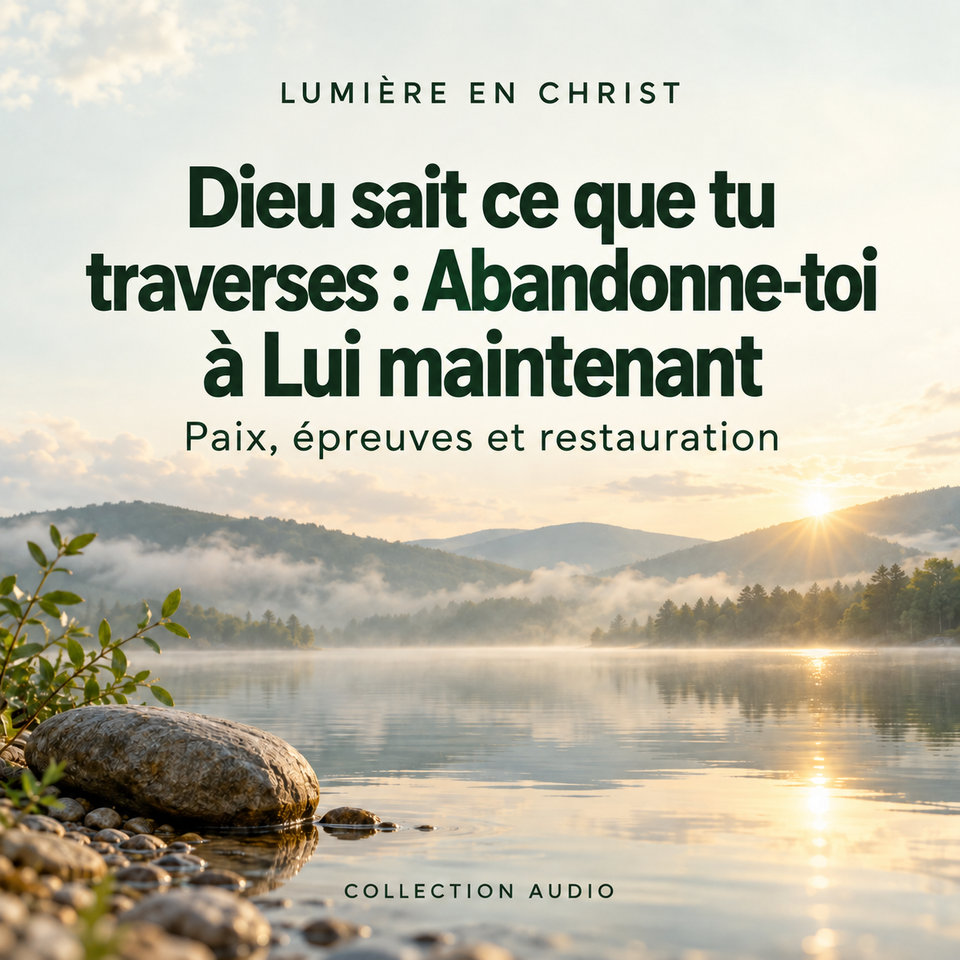 Dieu sait ce que tu traverses : Abandonne-toi à Lui maintenant