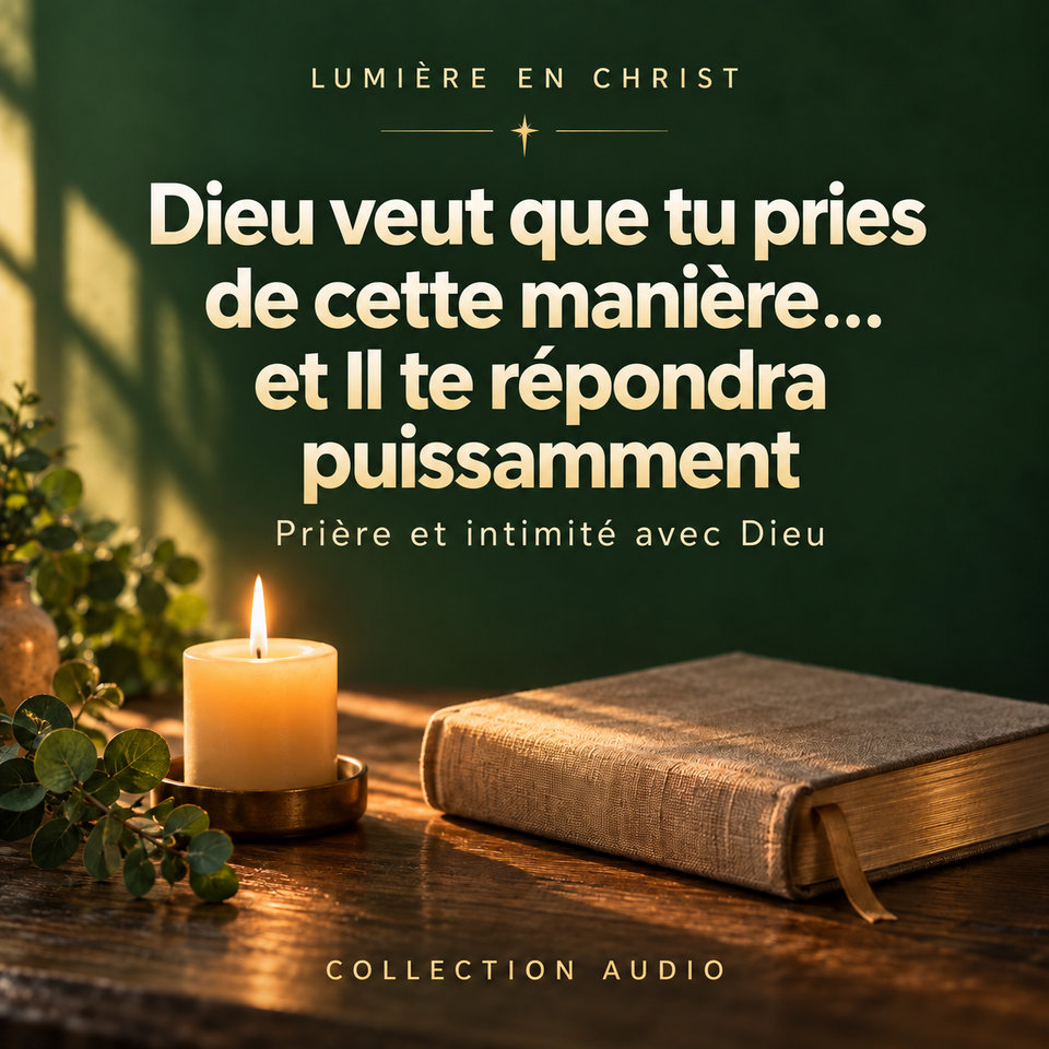 Dieu veut que tu pries de cette manière… et Il te répondra puissamment