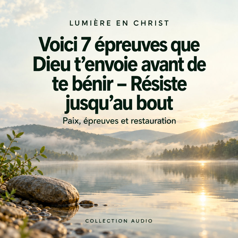 Voici 7 épreuves que Dieu t’envoie avant de te bénir – Résiste jusqu’au bout