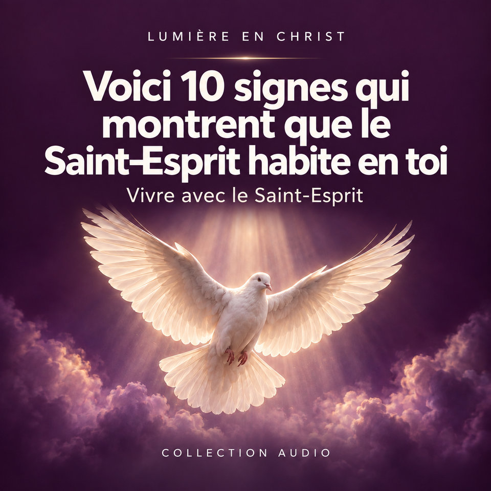 Voici 10 signes qui montrent que le Saint-Esprit habite en toi