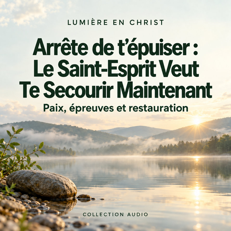 Arrête de t’épuiser : Le Saint-Esprit Veut Te Secourir Maintenant