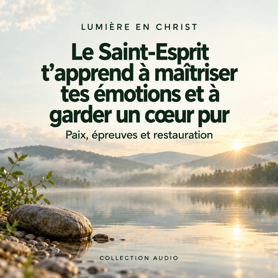 Le Saint-Esprit t’apprend à maîtriser tes émotions et à garder un cœur pur