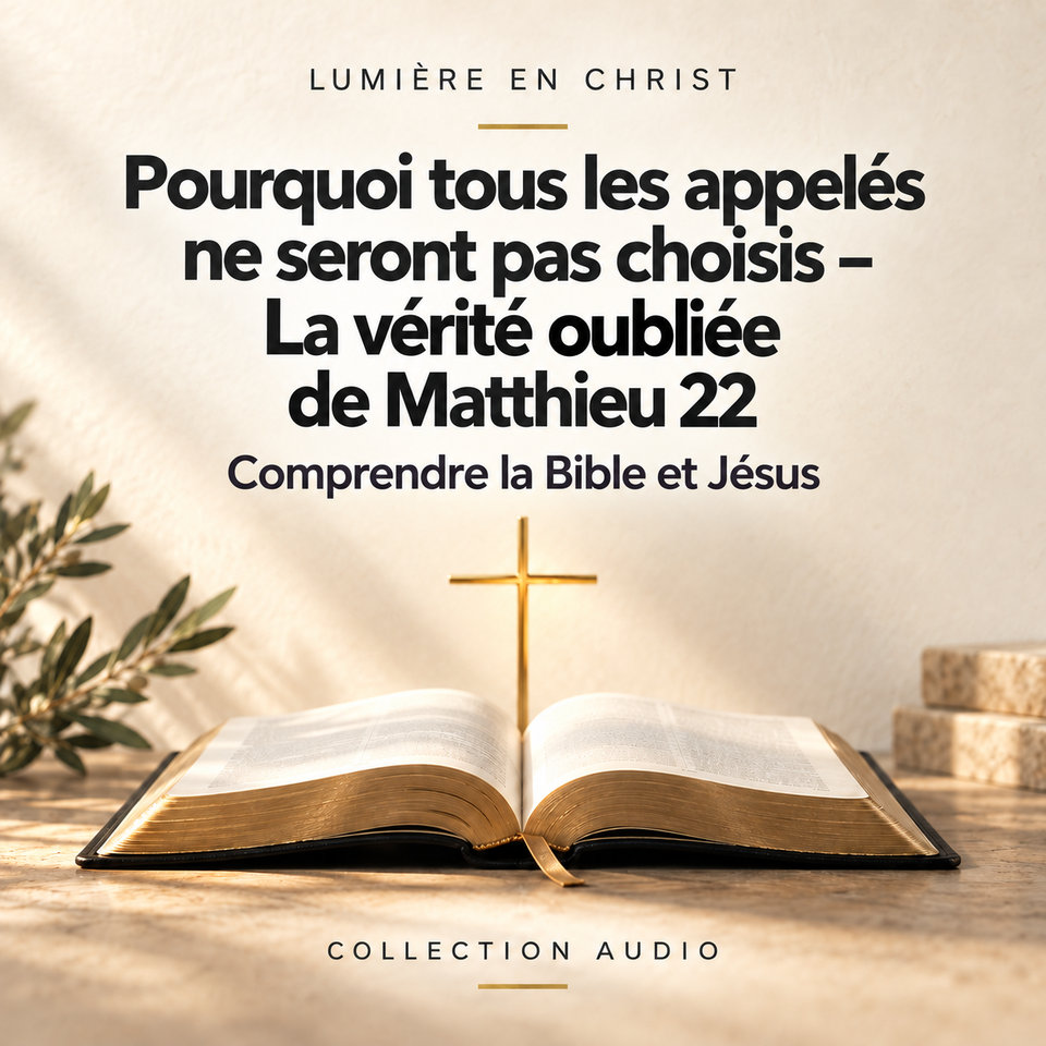 Pourquoi tous les appelés ne seront pas choisis – La vérité oubliée de Matthieu 22