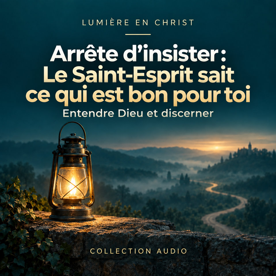 Arrête d’insister : Le Saint-Esprit sait ce qui est bon pour toi