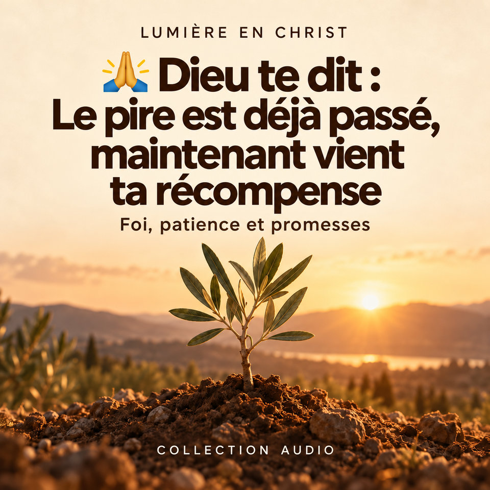 🙏 Dieu te dit : Le pire est déjà passé, maintenant vient ta récompense