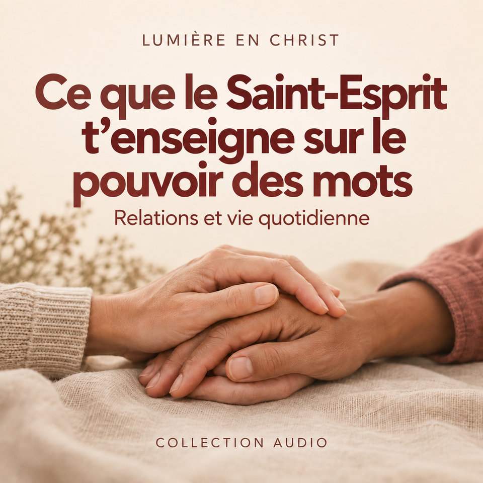 Ce que le Saint-Esprit t’enseigne sur le pouvoir des mots