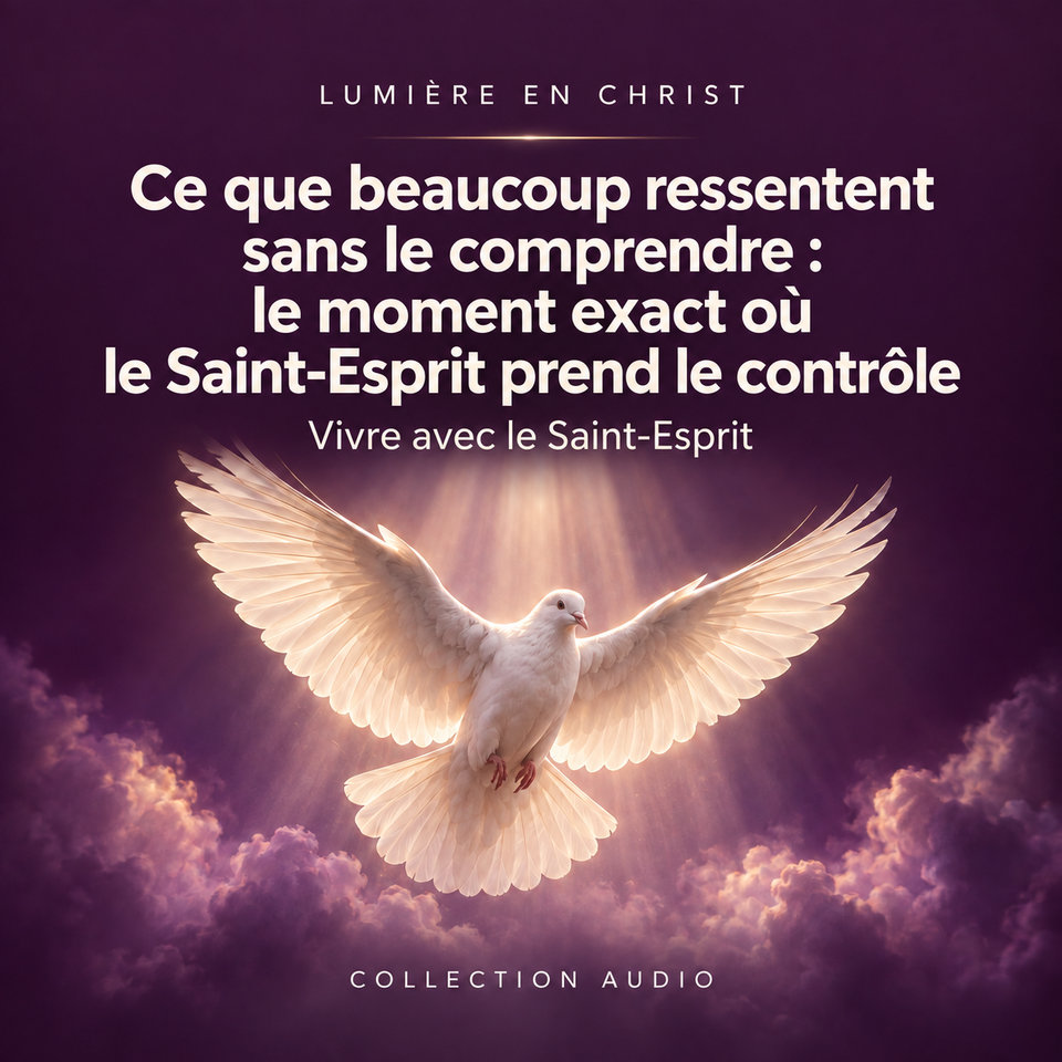 Ce que beaucoup ressentent sans le comprendre : le moment exact où le Saint-Esprit prend le contrôle