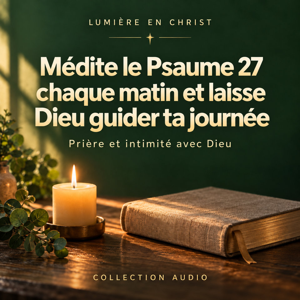 Médite le Psaume 27 chaque matin et laisse Dieu guider ta journée