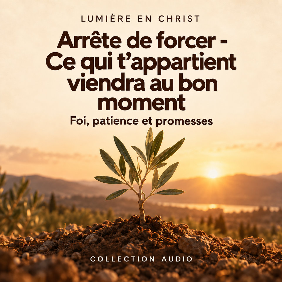 Arrête de forcer - Ce qui t’appartient viendra au bon moment