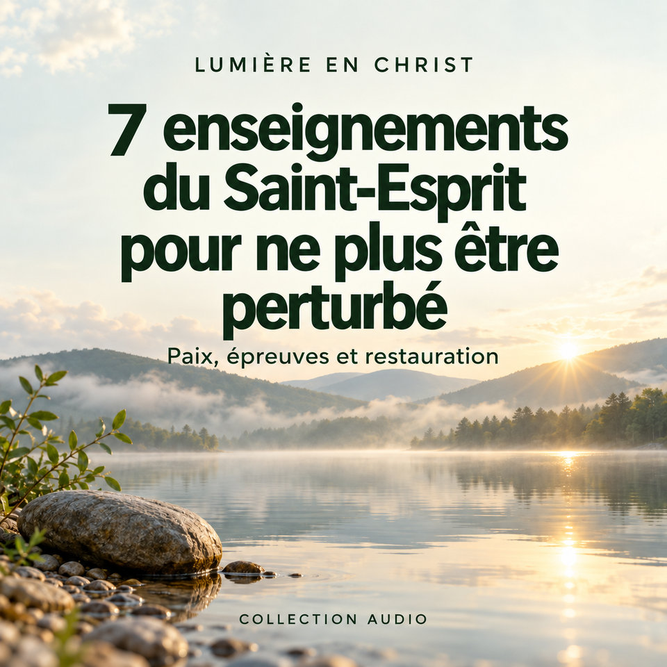 7 enseignements du Saint-Esprit pour ne plus être perturbé