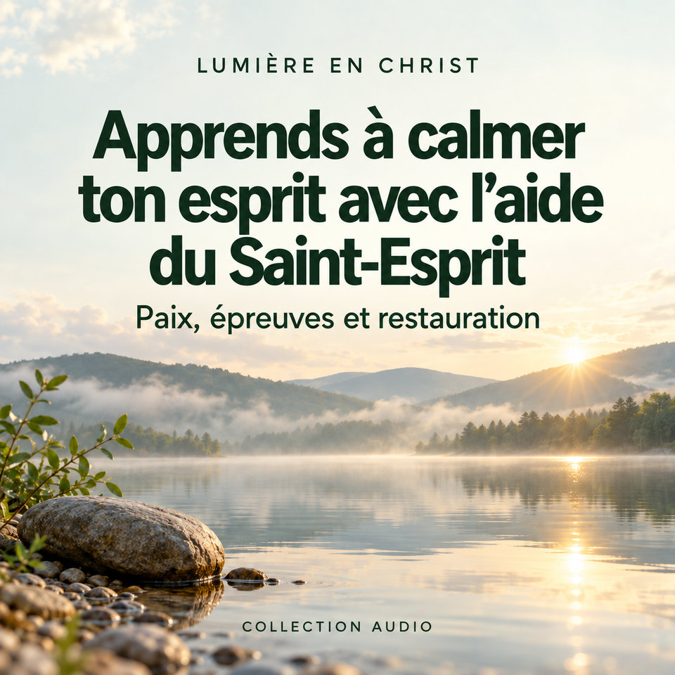 Apprends à calmer ton esprit avec l’aide du Saint-Esprit