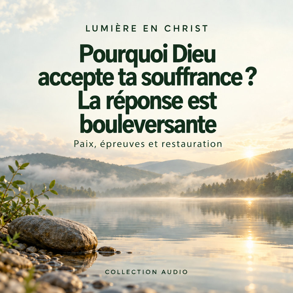 Pourquoi Dieu accepte ta souffrance ? La réponse est bouleversante