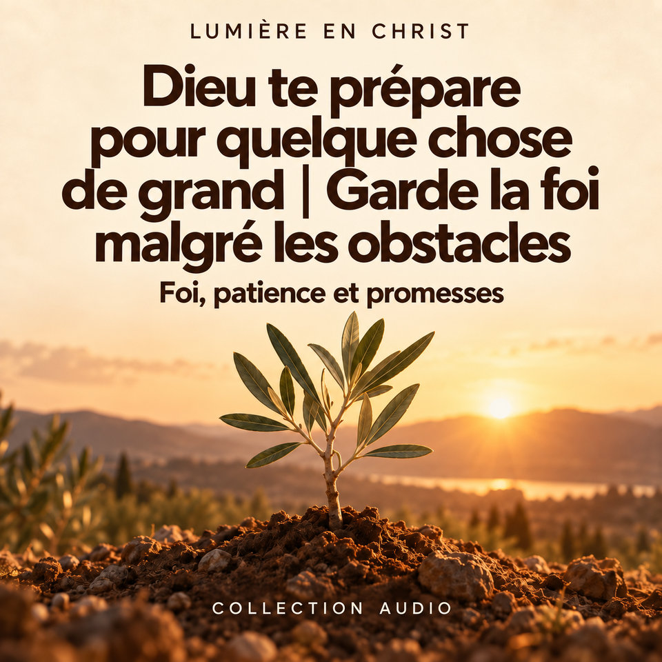 Dieu te prépare pour quelque chose de grand | Garde la foi malgré les obstacles