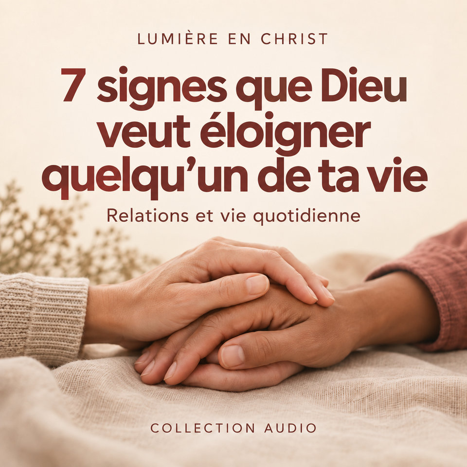 7 signes que Dieu veut éloigner quelqu’un de ta vie