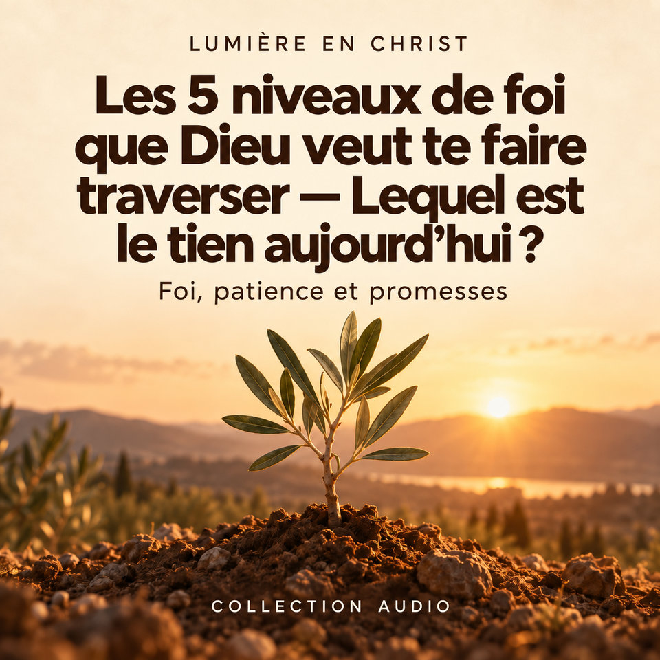 Les 5 niveaux de foi que Dieu veut te faire traverser — Lequel est le tien aujourd’hui ?