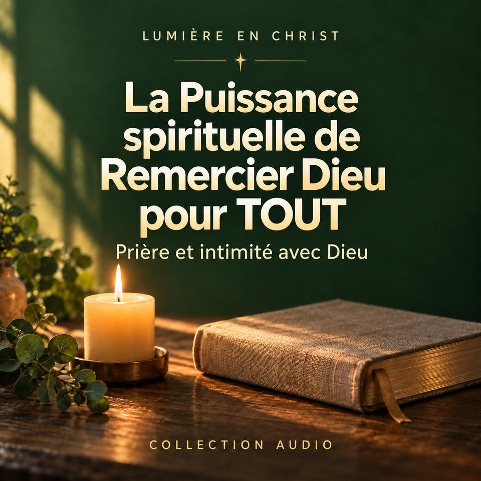 La Puissance spirituelle de Remercier Dieu pour TOUT