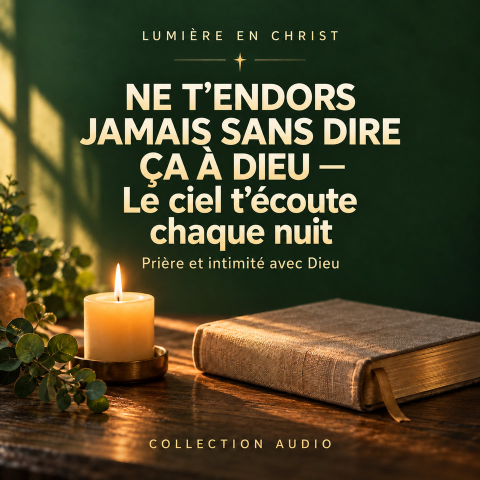 NE T’ENDORS JAMAIS SANS DIRE ÇA À DIEU — Le ciel t’écoute chaque nuit