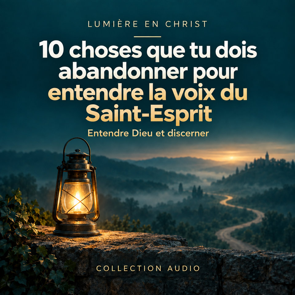 10 choses que tu dois abandonner pour entendre la voix du Saint-Esprit