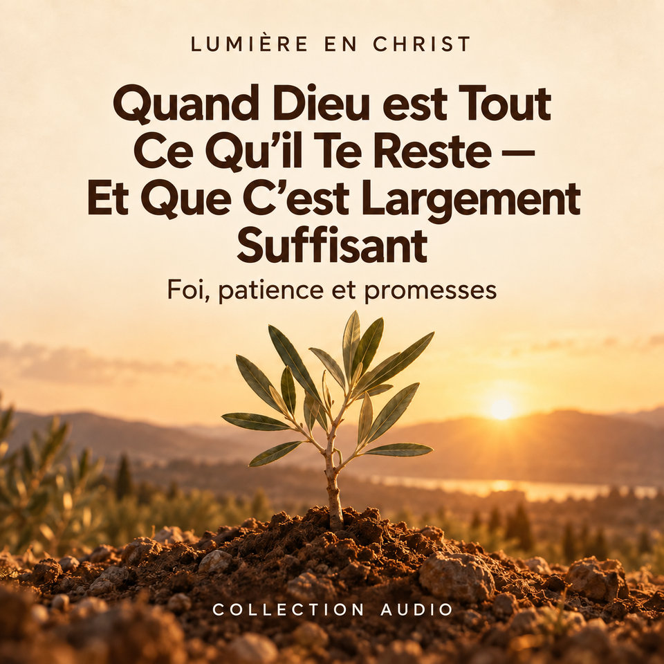 Quand Dieu est Tout Ce Qu’il Te Reste — Et Que C’est Largement Suffisant