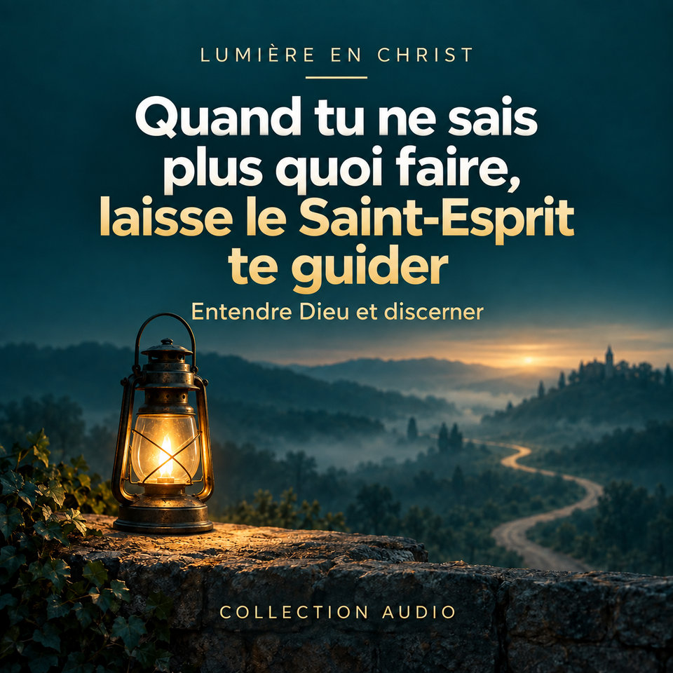 Quand tu ne sais plus quoi faire, laisse le Saint-Esprit te guider