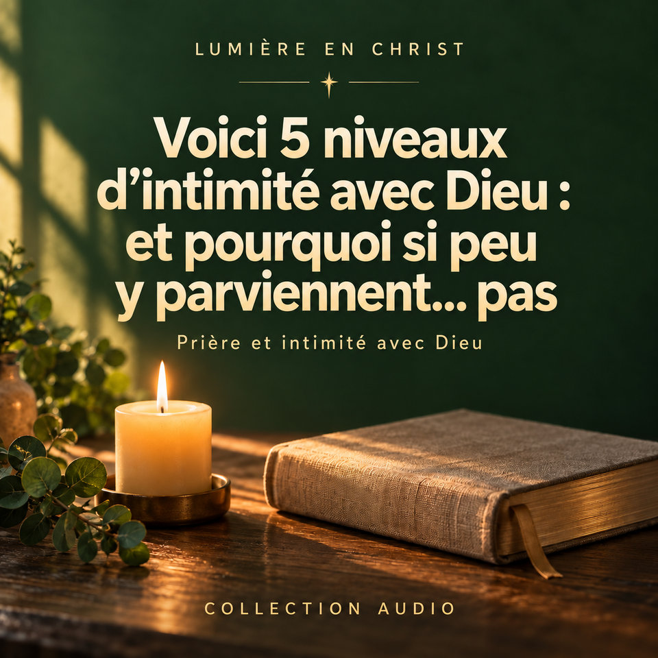 Voici 5 niveaux d’intimité avec Dieu : et pourquoi si peu y parviennent… pas