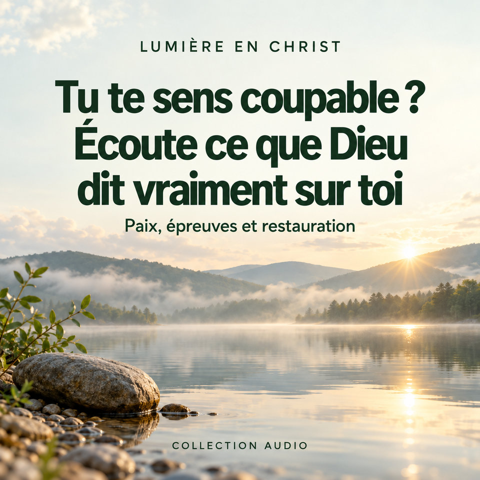 Tu te sens coupable ? Écoute ce que Dieu dit vraiment sur toi