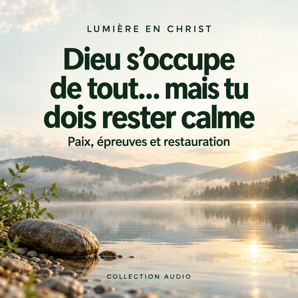 Dieu s’occupe de tout… mais tu dois rester calme
