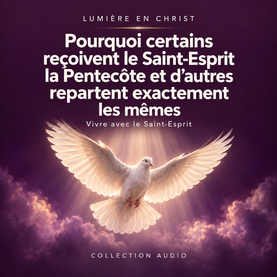 Pourquoi certains reçoivent le Saint-Esprit la Pentecôte et d’autres repartent exactement les mêmes