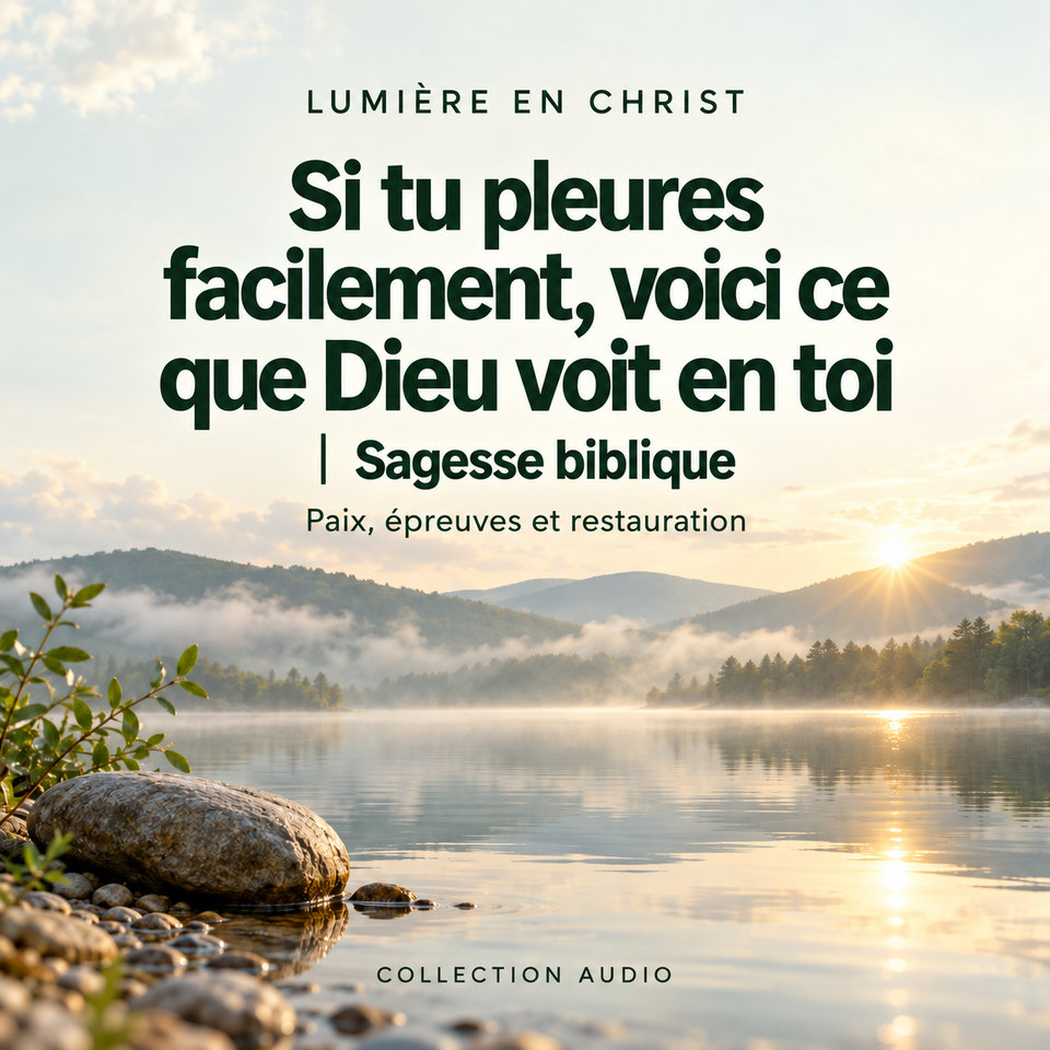 Si tu pleures facilement, voici ce que Dieu voit en toi | Sagesse biblique