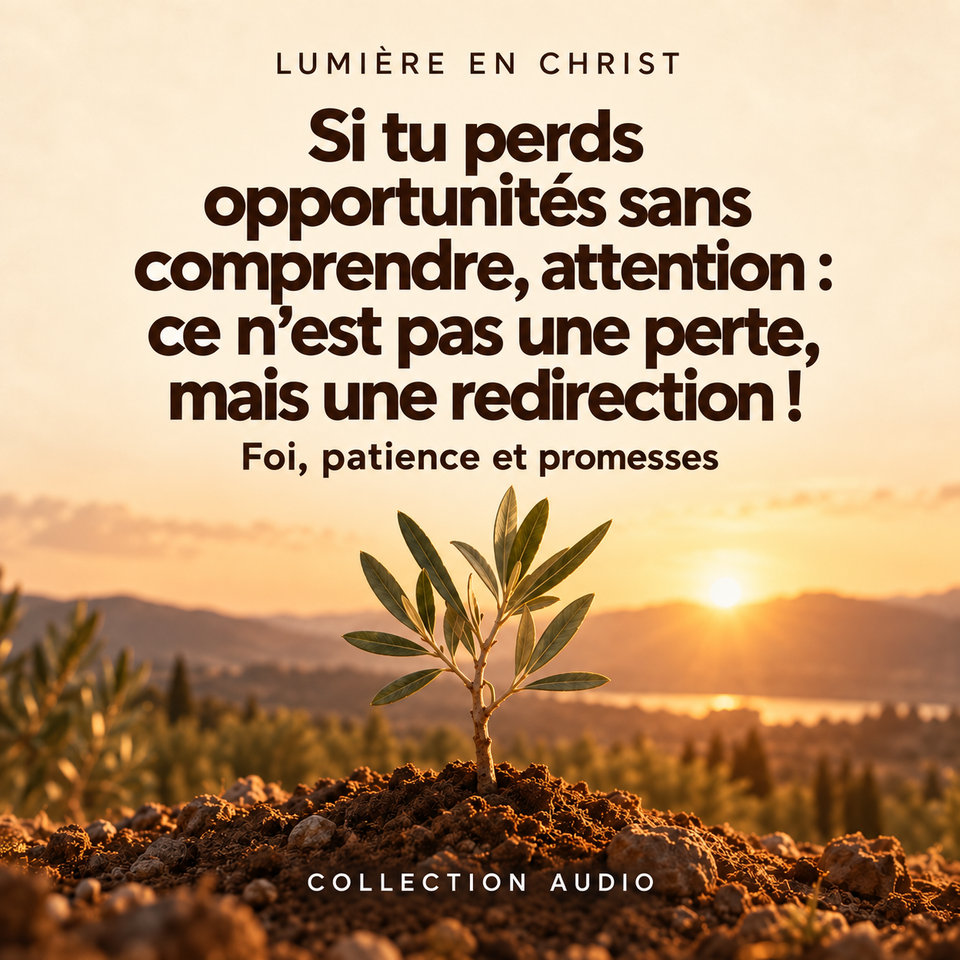 Si tu perds opportunités sans comprendre, attention : ce n’est pas une perte, mais une redirection !
