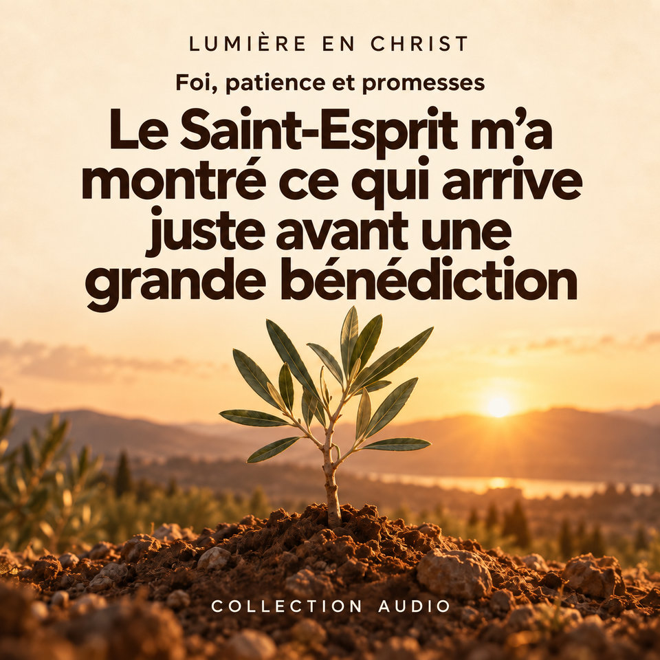 Le Saint-Esprit m’a montré ce qui arrive juste avant une grande bénédiction