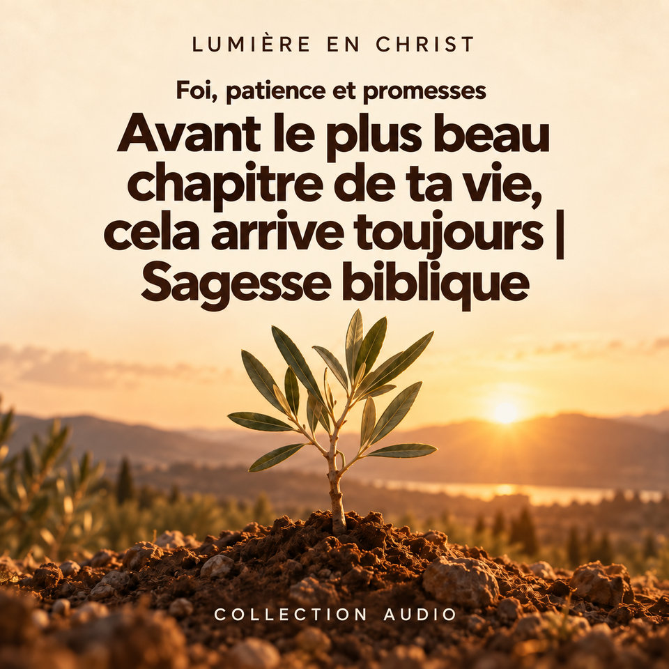 Avant le plus beau chapitre de ta vie, cela arrive toujours | Sagesse biblique