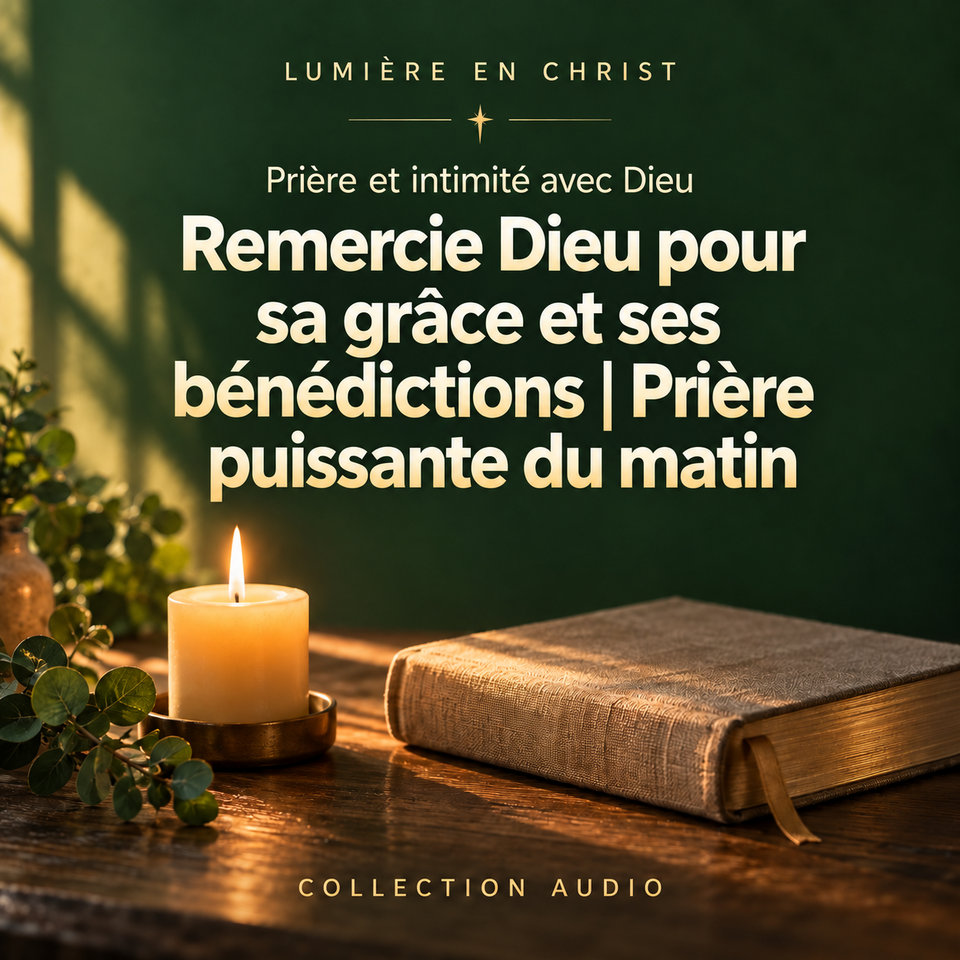 Remercie Dieu pour sa grâce et ses bénédictions | Prière puissante du matin