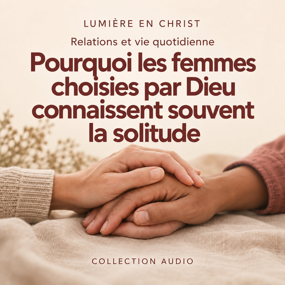 Pourquoi les femmes choisies par Dieu connaissent souvent la solitude