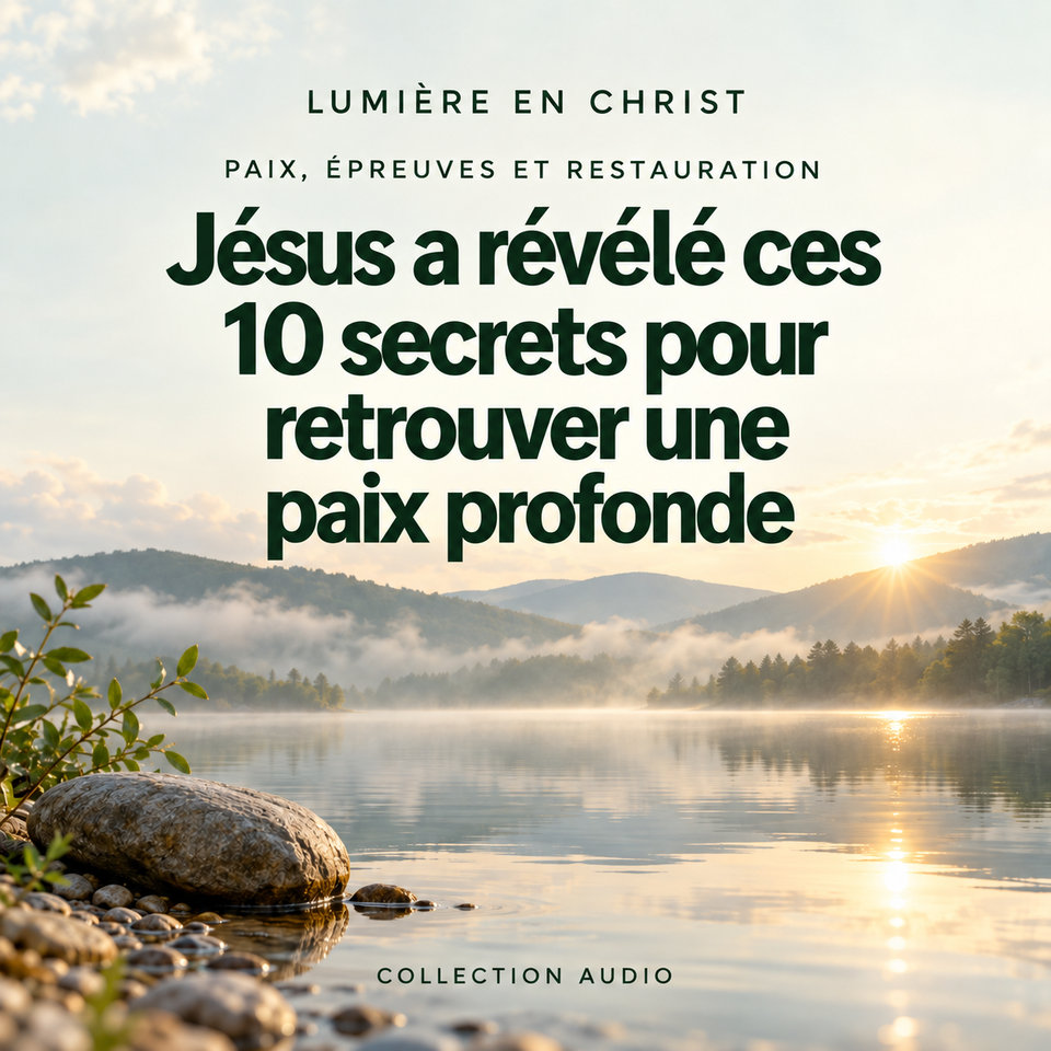 Jésus a révélé ces 10 secrets pour retrouver une paix profonde